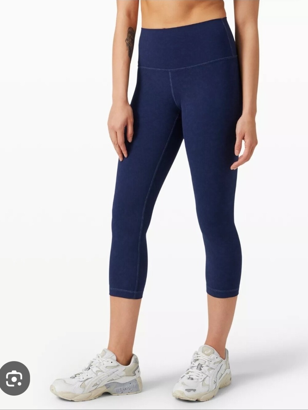 Lululemon Leggings Wunder Under HR Crop 21" Spray Blue